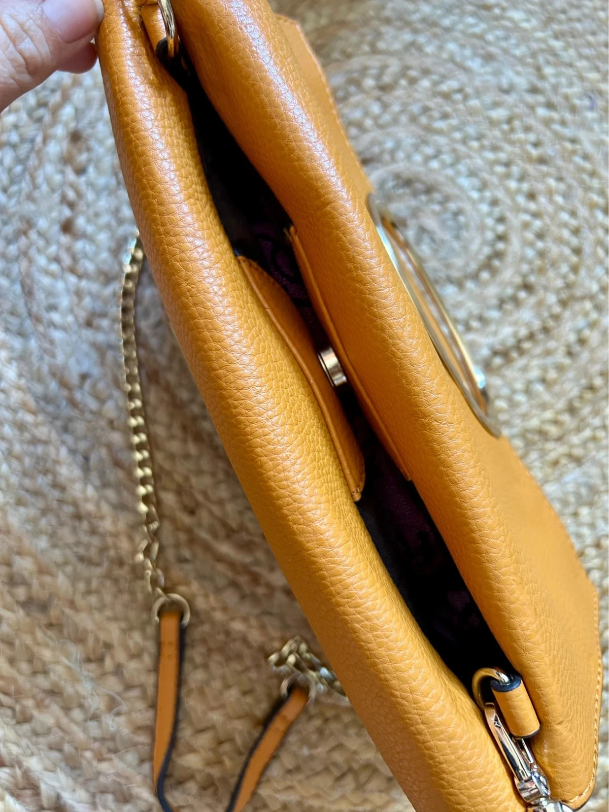 💛🌿Gele okergele bohemien chique schoudertas Crossbody-tas gouden oker🌿💛 – photo 5